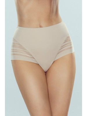 Бикини с висока талия в бежов цвят VELMA