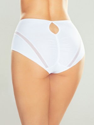 Бикини с висока талия в бял цвят VERNA