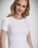 Дамска макси блуза с къс ръкав в бял цвят NATASZA, Eldar, Блузи / Топове - Complex.bg