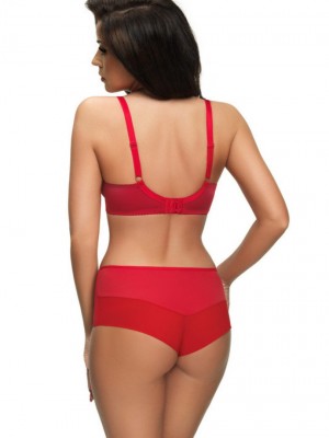 Бразилиани с висока талия в червен цвят PARADISE K498