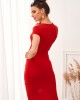 Дамска елегантна рокля в червено 3381, FASARDI, Къси рокли - Complex.bg