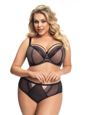 Макси бикини с дантела в черен цвят MARTYNIKA K672