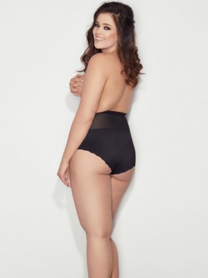 Моделиращи бикини в черен цвят GLAM LOW