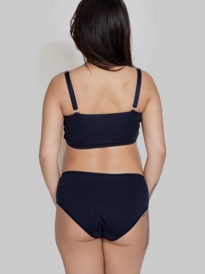 Бикини за бременни в тъмносин цвят MAMA PANTY Бикини за бременни в тъмносин цвят MAMA PANTY