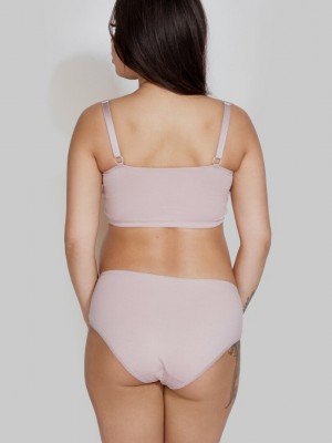 Бикини за бременни в розов цвят MAMA PANTY
