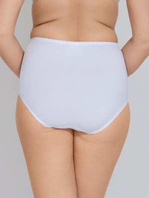 Бикини с висока талия в бял цвят EVA Бикини с висока талия в бял цвят EVA