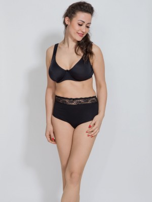 Бикини с висока талия в черен цвят EVA Бикини с висока талия в черен цвят EVA