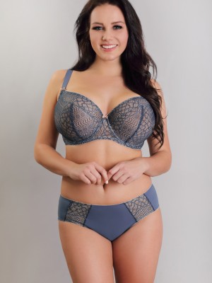 Макси бикини с дантела в сив цвят 2027