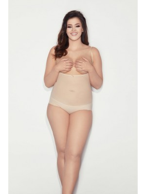 Моделиращо боди в бежов цвят GLAM