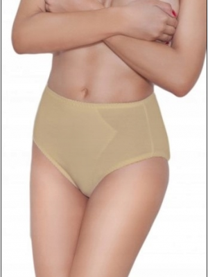 Бикини с висока талия в бежов цвят Ona