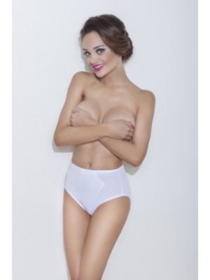 Бикини с висока талия в бял цвят Ona