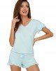 Дамска пижама в цвят мента Pistachio, Donna, Пижами - Complex.bg