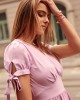 Дамска ежедневна рокля в лилав цвят PR3181, FASARDI, Къси рокли - Complex.bg