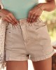Дамски къси панталони с висока талия в бежов цвят 2011, FASARDI, Панталони - Complex.bg