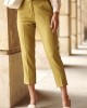 Дамски елегантен панталон в цвят маслина MP45120, FASARDI, Панталони - Complex.bg
