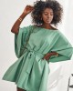 Дамска рокля кимоно в зелен цвят FG581, FASARDI, Къси рокли - Complex.bg