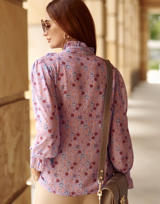 Дамска риза в лилав цвят 8100, FASARDI, Ризи - Complex.bg