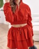 Дамски комплект в червен цвят FI609, FASARDI, Спортно облекло - Complex.bg