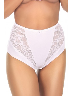 Дамски бикини с висока талия в бежов цвят KLARA