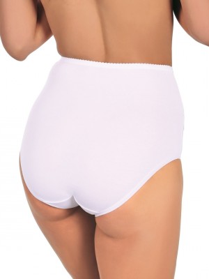 Дамски бикини с висока талия в бежов цвят KLARA