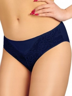 Дамски бикини с дантела в тъмносин цвят ALICJA