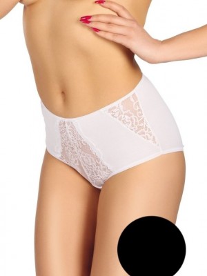 Дамски бикини с висока талия в черен цвят NATALIA