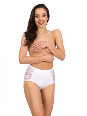 Дамски бикини с висока талия в бежов цвят BENEDETTA