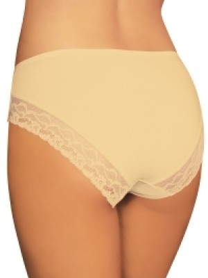 Дамски памучни бикини в бежов цвят NADIA