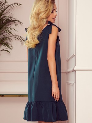 Миди рокля в зелен цвят 306-2