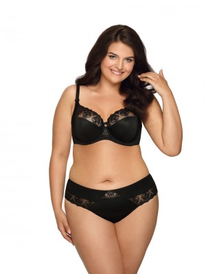 Сутиен с полуподплатени чашки в черен цвят AV 1922