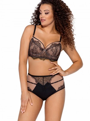 Сутиен с повдигащ ефект в черен цвят AV 2007