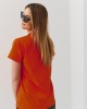 Дамска тениска в оранжев  цвят 0555, FASARDI, Блузи / Топове - Complex.bg