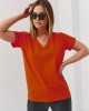 Дамска тениска в оранжев  цвят 0555, FASARDI, Блузи / Топове - Complex.bg