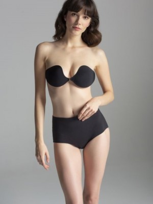 Силиконов сутиен в черен цвят Invisible Beauty Bra 02
