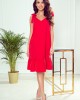 Миди рокля в червен цвят 306-1, Numoco, Дрехи - Complex.bg