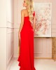 Елегантна дълга рокля в червен цвят 317-1, Numoco, Дълги рокли - Complex.bg
