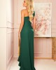 Елегантна дълга рокля в зелен цвят 317-3, Numoco, Дълги рокли - Complex.bg