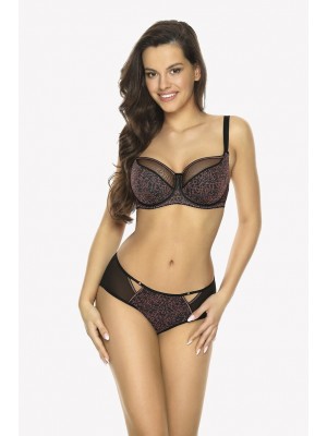 Бикини с тюл в черен цвят MARTINA 1056 Бикини с тюл в черен цвят MARTINA 1056