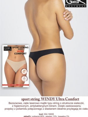 Дамски прашки в черен цвят WINDY