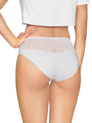 Бикини с дантела в бял цвят BBL162