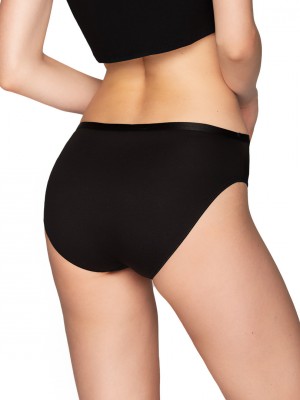 Бикини с дантела и тюл в черен цвят BBL153