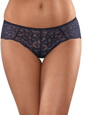 Дантелени бразилиани в тъмносин цвят BBL141