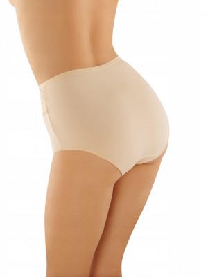 Бикини с висока талия в бежов цвят BBL054 