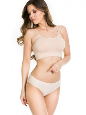 Бикини с дантела в черен цвят BETA 05003