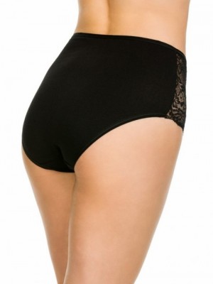 Бикини с дантела в черен цвят WIOLA 07032
