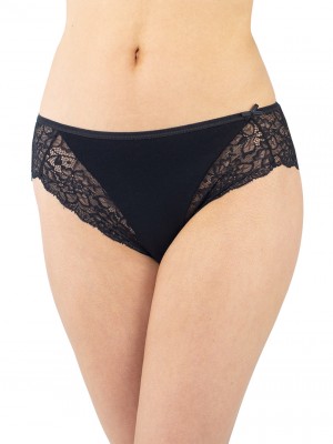 Бикини с дантела в черен цвят MISS 07024