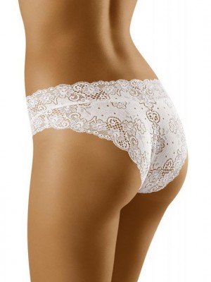 Дантелени бикини в бял цвят ECO-SU 