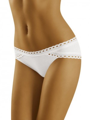 Памучни бикини в бял цвят ECO-NI