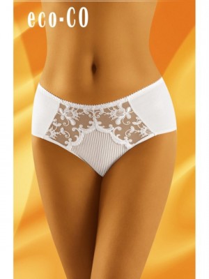 Бикини с дантела в бял цвят F-ECO CO 