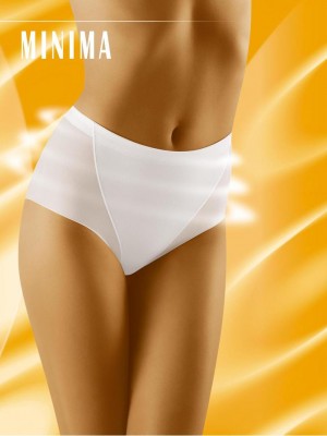 Моделиращи бикини в бял цвят MINIMA